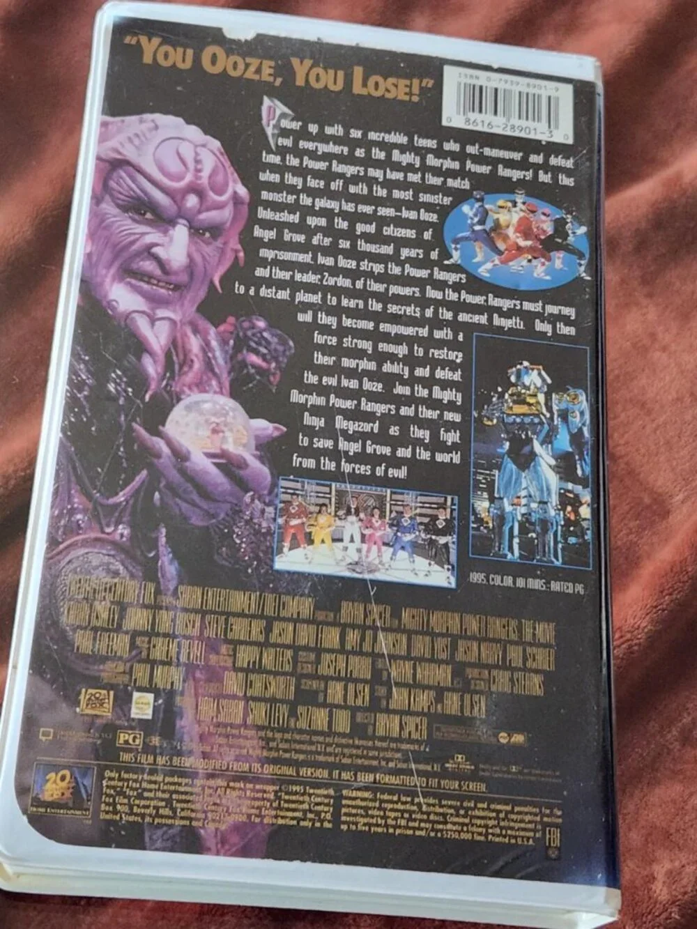 Mighty Morphin' Power Rangers: The Movie - 1995 - VHS
